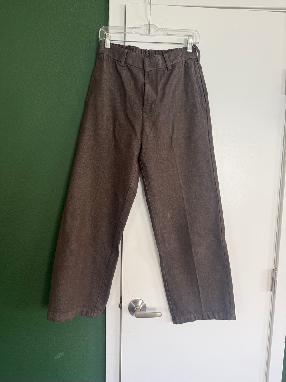 Men's Straight-Leg Brown Jeans